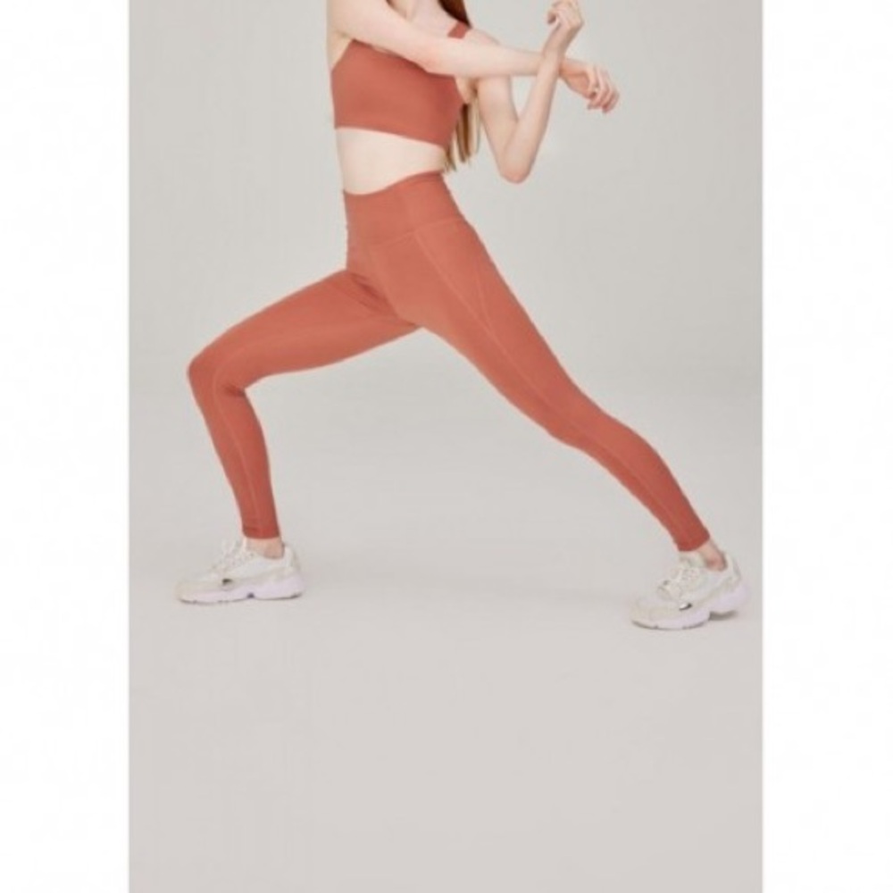 Girlfriend Collective Brick High Rise Compressive Legging